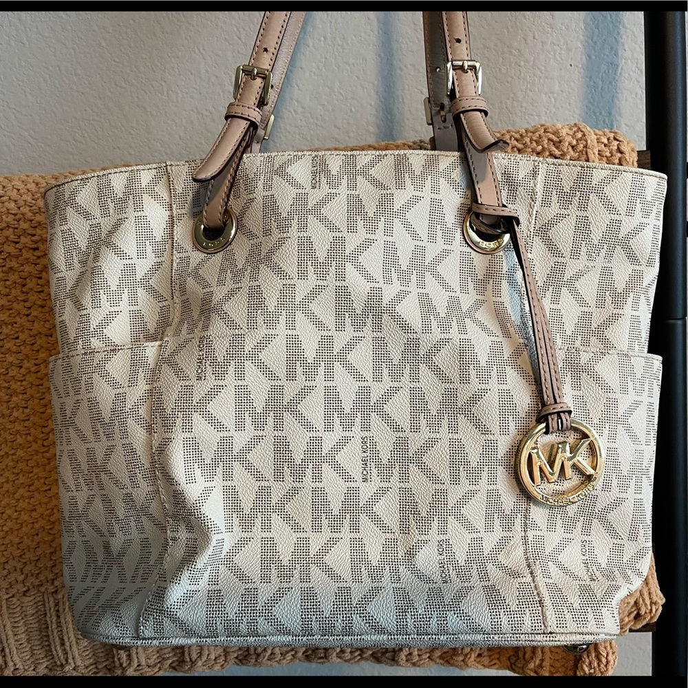 Michael Kors signature tote, vanilla